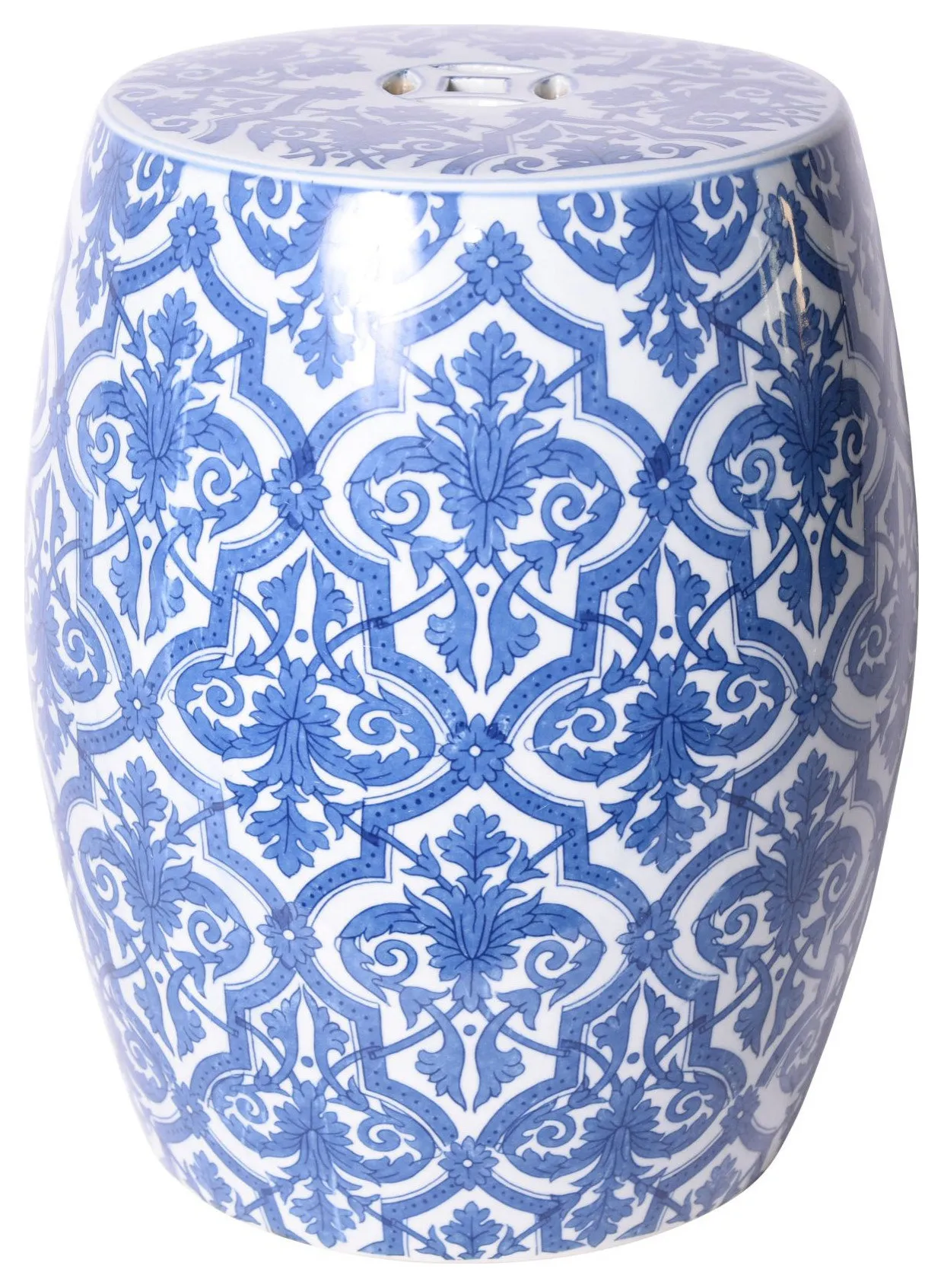B&W Paris Floral Garden Stool