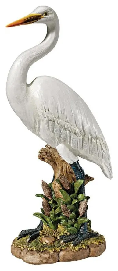 Great White Egret Statue