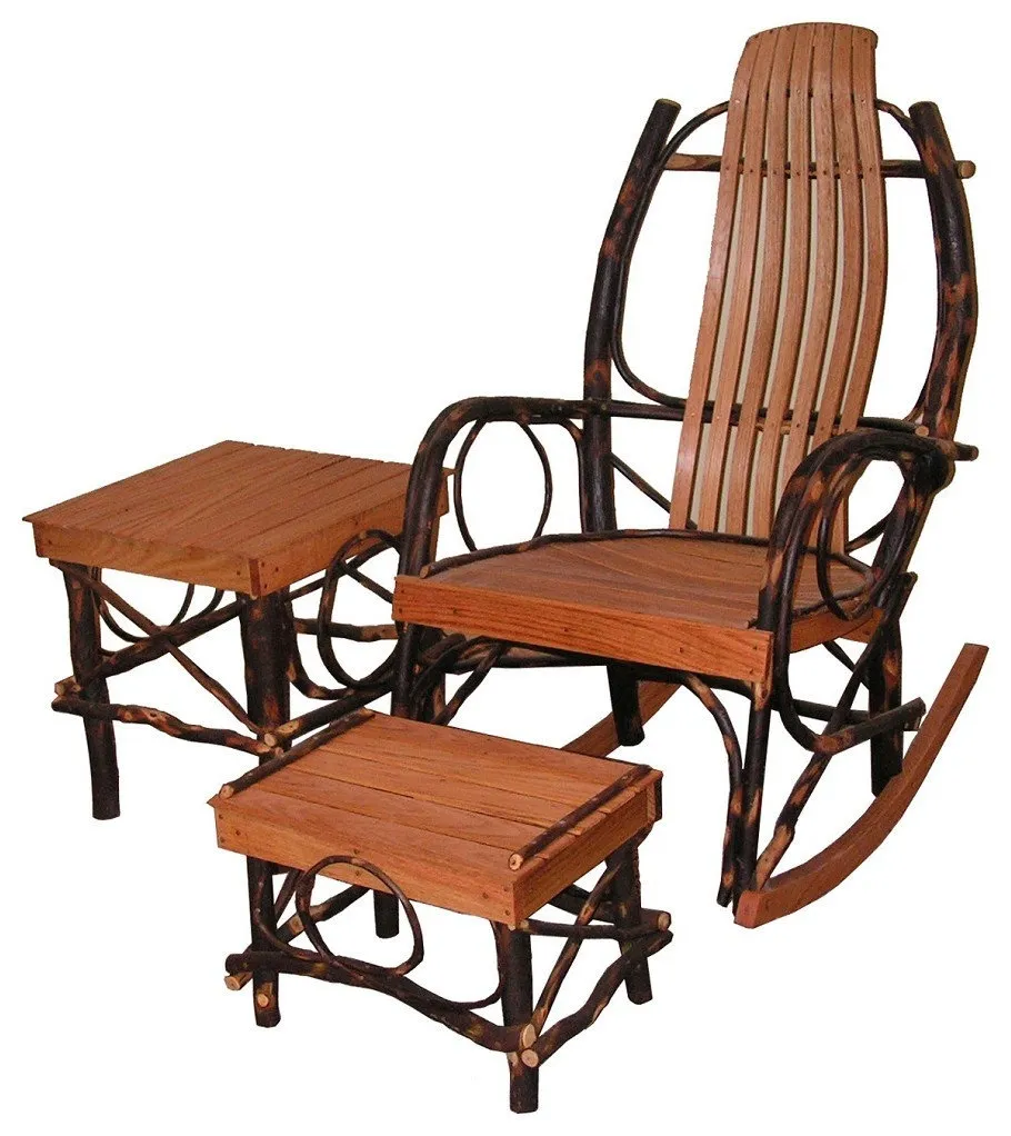 Hickory and Oak 3-Piece Rocker Set