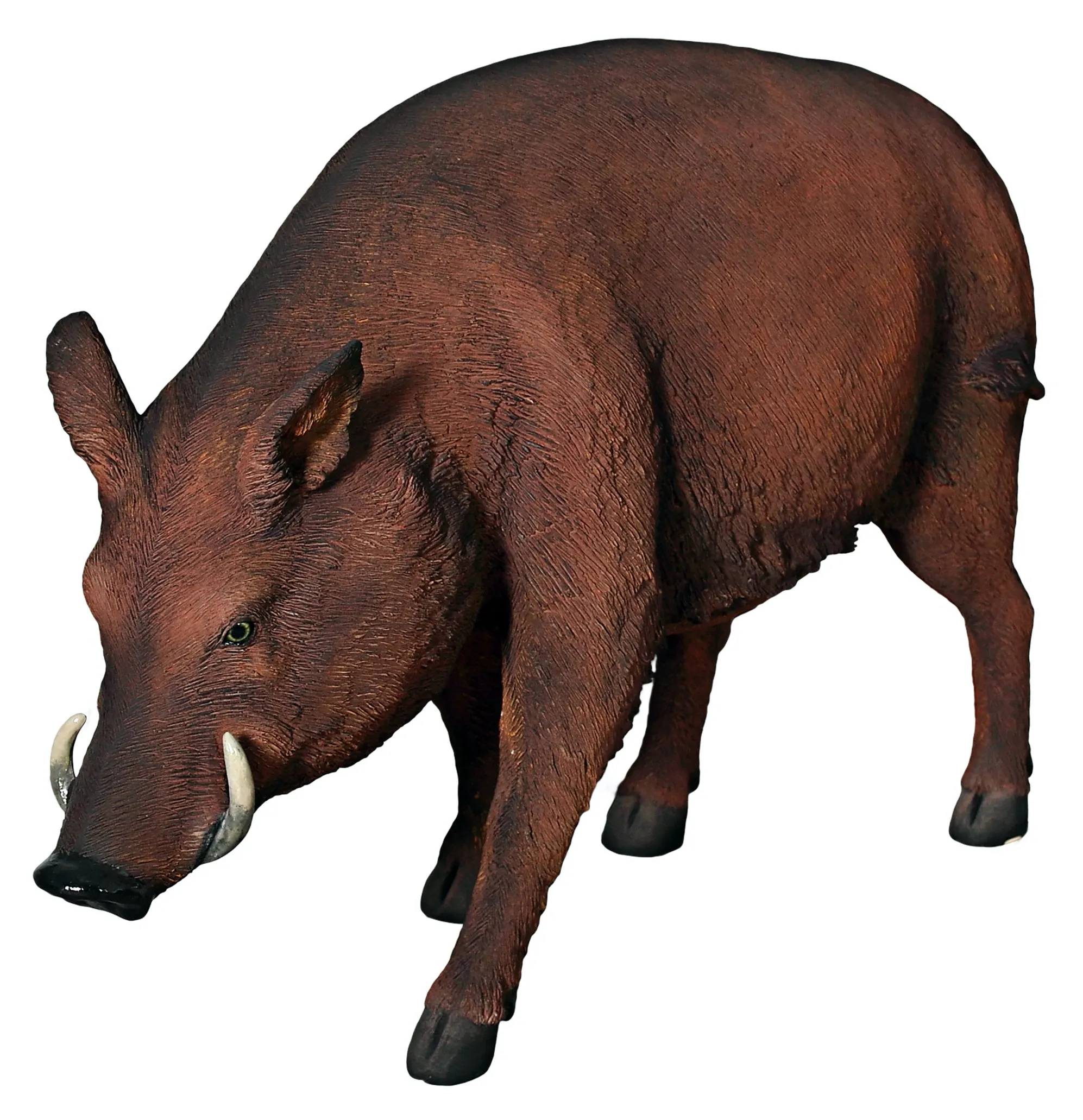 Life-Size Razorback Wild Boar Statue