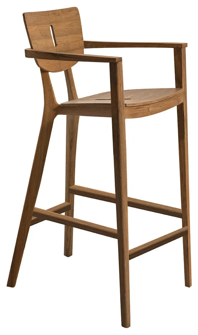 OASIQ DIUNA Barstool With Arm in Teak