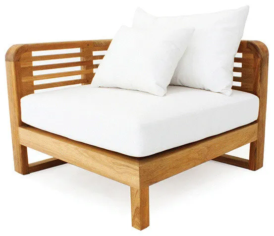 OASIQ HAMILTON Sectional Corner With Canvas Natural Cushions