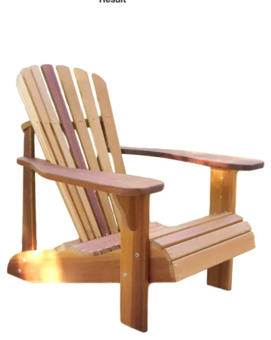 T&L Adirondack Chair, Cedar Tone, Cedar Tone